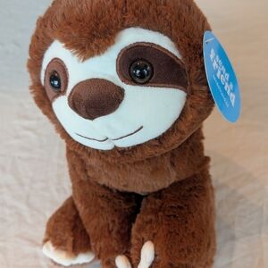 Cuddly Brown Sloth Plush Toy